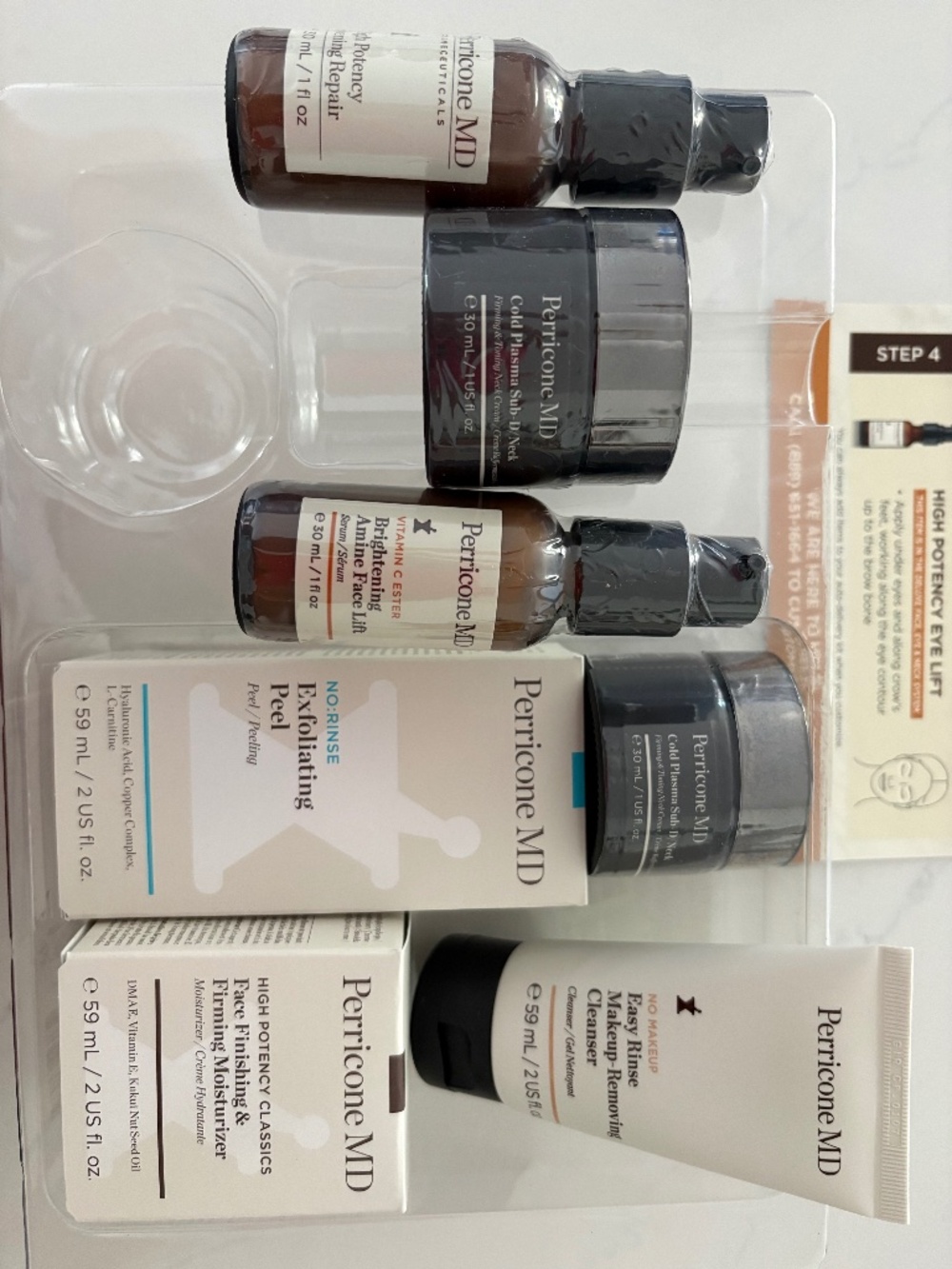BRAND NEW Skin Care Perricone MD: Cold Plasma Sub-D Neck & Face Firming Kit